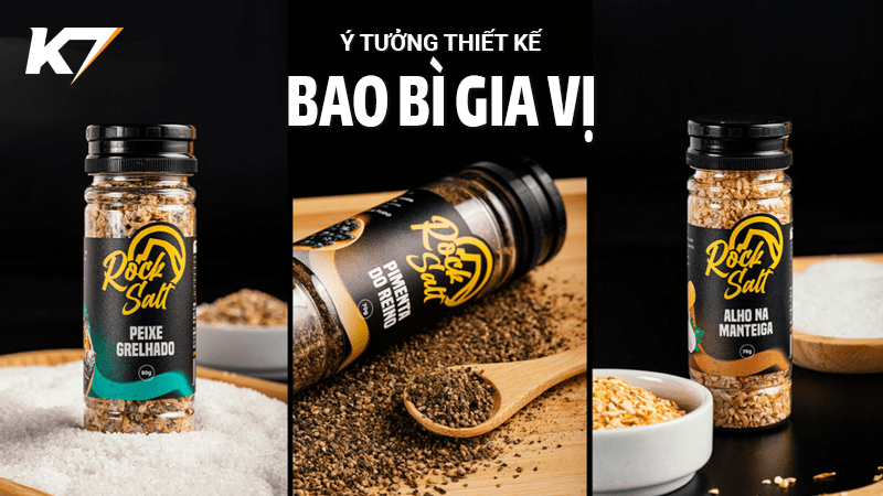 Thiết kế bao bì gia vị ấn tượng, khơi dậy vị giác