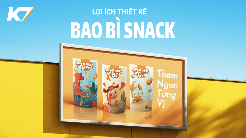 Thiết kế bao bì snack với 5 xu hướng mới nhất