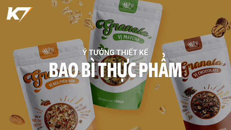 Thiết kế bao bì thực phẩm sáng tạo và ấn tượng