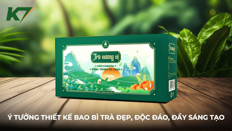 Ý tưởng thiết kế bao bì trà đẹp