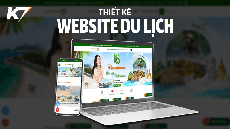 Thiết kế website du lịch chuyên nghiệp, giao diện ấn tượng