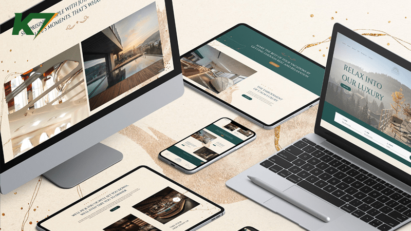 Thiết kế website khách sạn chuyên nghiệp, dẫn đầu xu hướng cùng K7