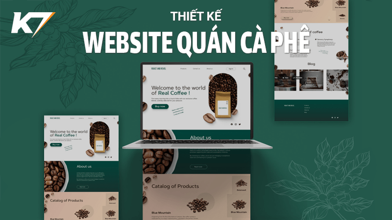 Thiết kế website quán cà phê chuyên nghiệp