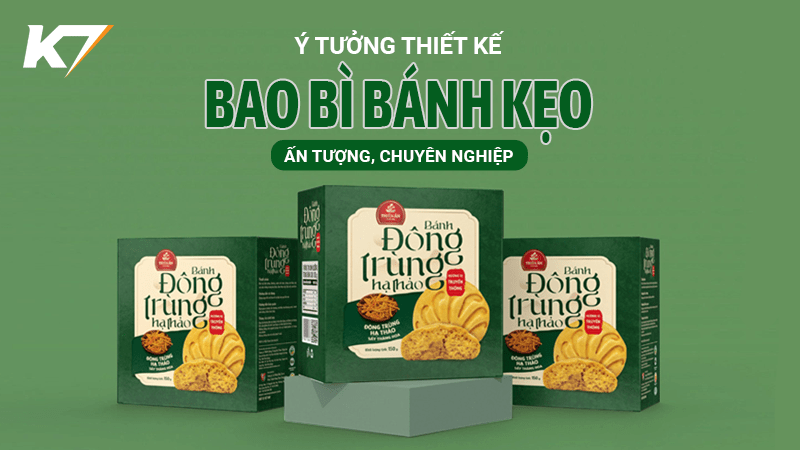 Ý tưởng thiết kế bao bì bánh kẹo ấn tượng, chuyên nghiệp