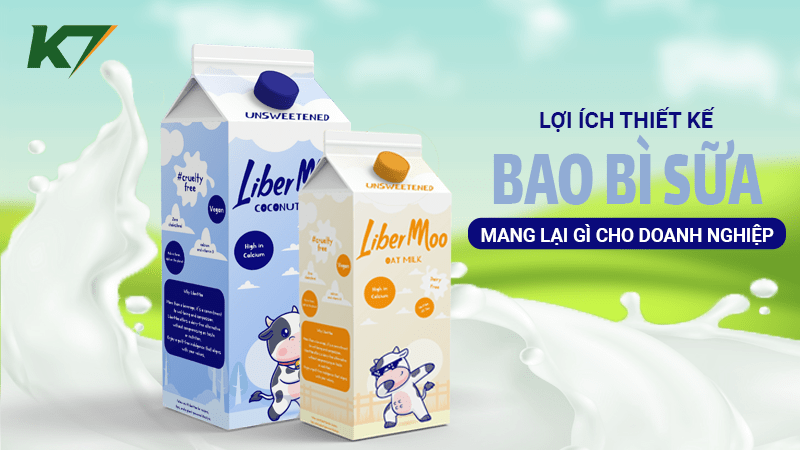 Lợi ích của thiết kế bao bì sữa mang lại cho doanh nghiệp