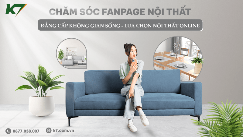 Chăm sóc Fanpage nội thất