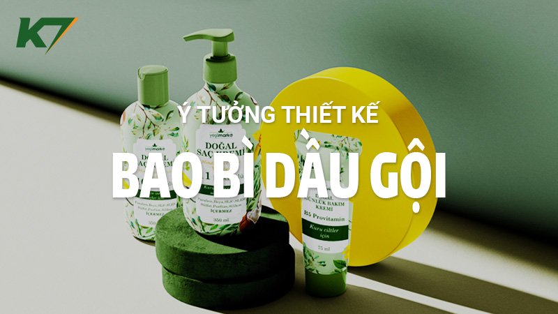 Thiết kế bao bì dầu gội đẹp