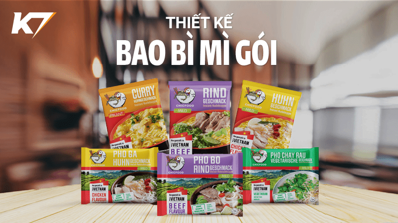 Thiết kế bao bì mì gói