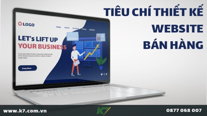 Thiết kế website bán hàng theo đầy đủ các tiêu chí